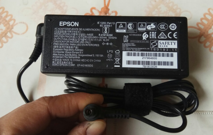 NEW Epson 13.5V DC 1.2A AC Adapter for Perfection V370 V350 V200 V100 - Click Image to Close